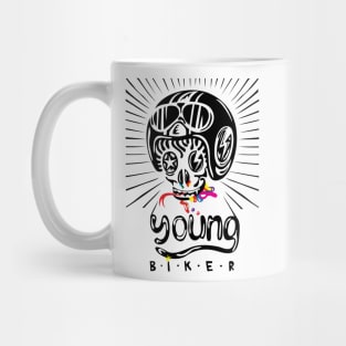 Young Biker Mug